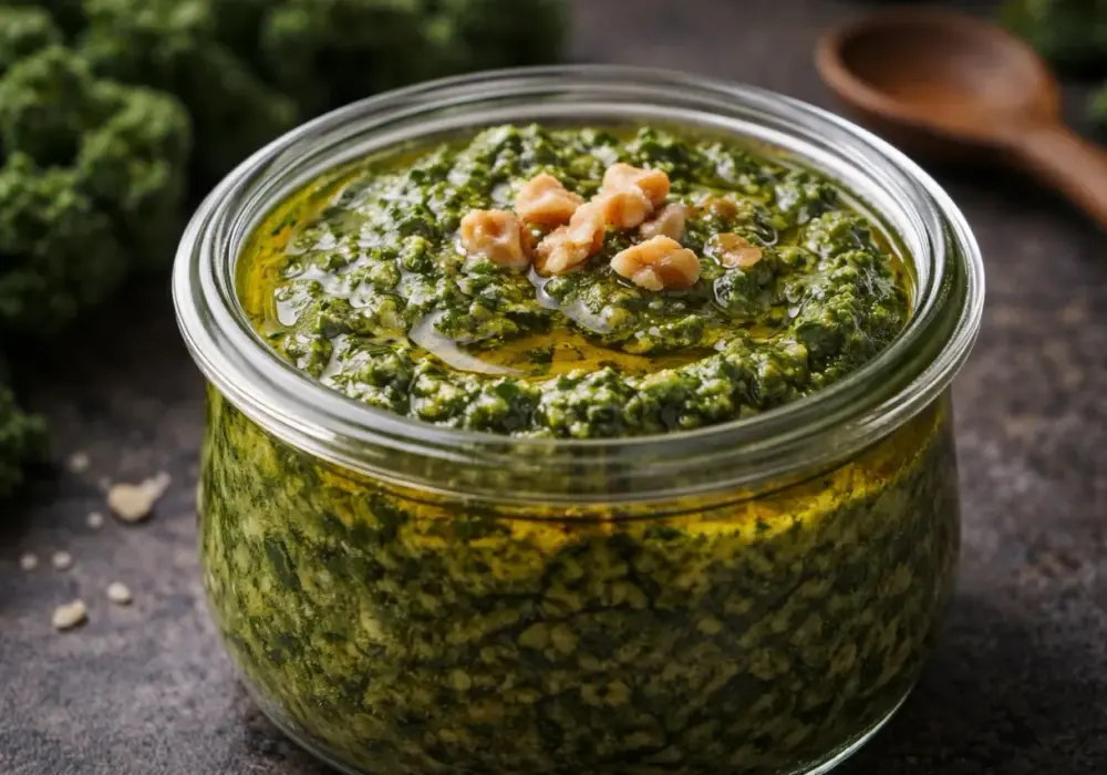 Pesto jarmużowe bez goryczy - Przepis na idealny smak!