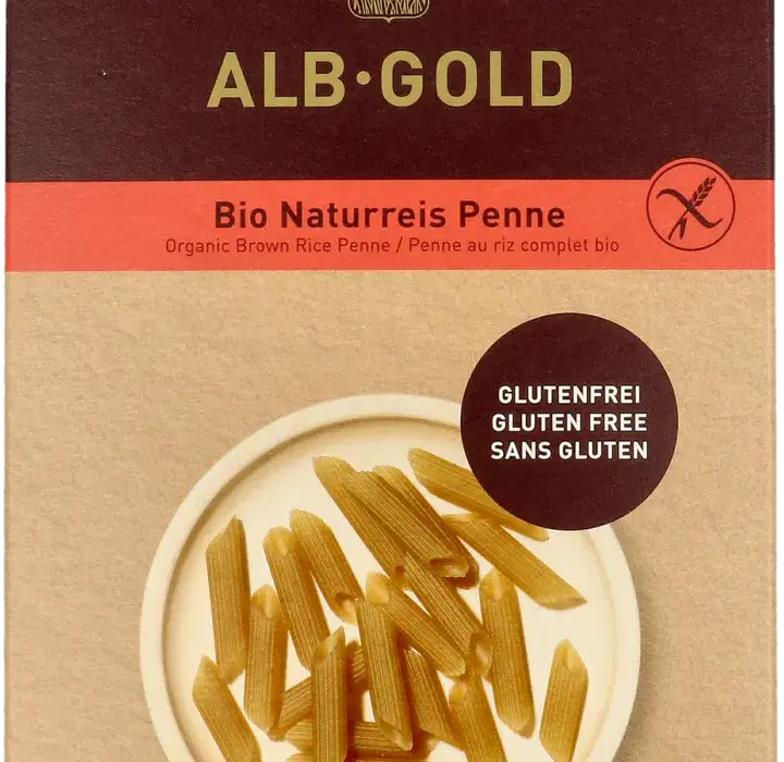 Penne z brązowego ryżu: zdrowy makaron bezglutenowy pełen smaku