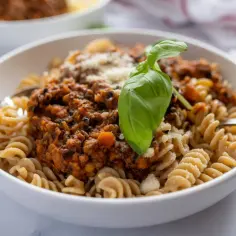 Pyszne spaghetti z czerwoną soczewicą – zdrowa alternatywa na obiad