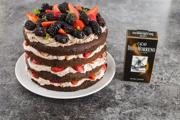 Tort czekoladowy z mascarpone i owocami - Idealny przepis