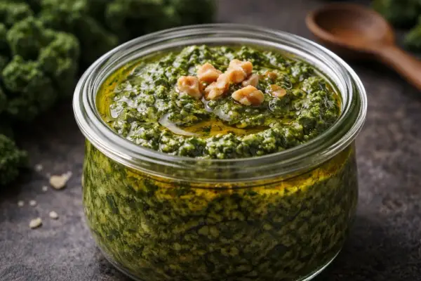 Pesto jarmużowe bez goryczy - Przepis na idealny smak!